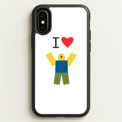 I love Blox Gaming  - Roblox Phone Case for iPhone X / XS