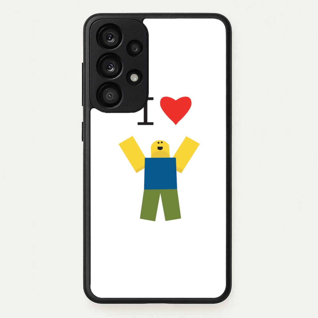 I love Blox Gaming  - Roblox Phone Case for Galaxy A33