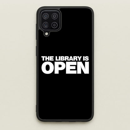 The Library is OPEN - Drag Queen's Drag Race  - RuPaul Phone Case for Galaxy A12