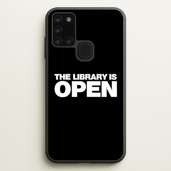The Library is OPEN - Drag Queen's Drag Race  - RuPaul Phone Case for Galaxy A21s