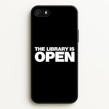 The Library is OPEN - Drag Queen's Drag Race  - RuPaul Phone Case for iPhone 5 / 5s / SE 2016