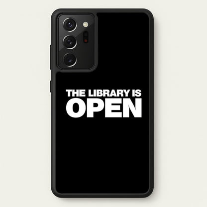 The Library is OPEN - Drag Queen's Drag Race  - RuPaul Phone Case for Galaxy Note 20 Ultra