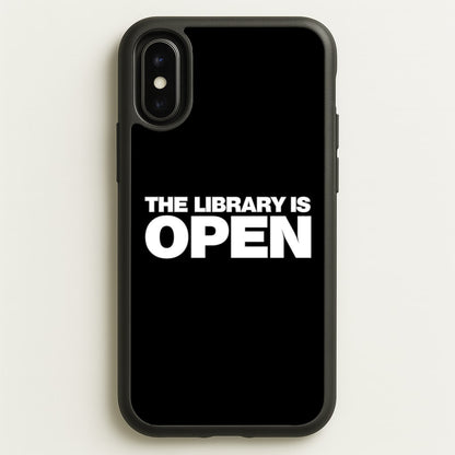 The Library is OPEN - Drag Queen's Drag Race  - RuPaul Phone Case for iPhone X / XS