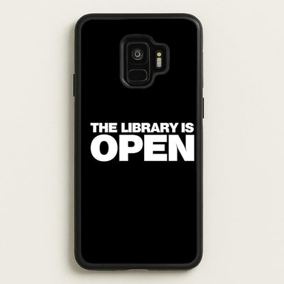 The Library is OPEN - Drag Queen's Drag Race  - RuPaul Phone Case for Galaxy S9