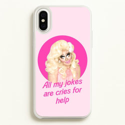 Trixie Mattel Jokes - Drag Queen's Drag Race  - RuPaul Phone Case for iPhone XS Max