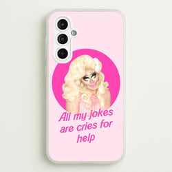 Trixie Mattel Jokes - Drag Queen's Drag Race  - RuPaul Phone Case for Galaxy A14