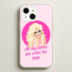 Trixie Mattel Jokes - Drag Queen's Drag Race  - RuPaul Phone Case for iPhone 15 Plus