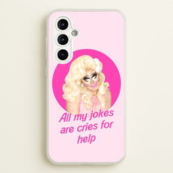 Trixie Mattel Jokes - Drag Queen's Drag Race  - RuPaul Phone Case for Galaxy A54