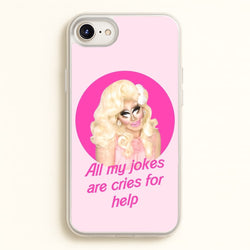 Trixie Mattel Jokes - Drag Queen's Drag Race  - RuPaul Phone Case for iPhone 6 Plus / 7 Plus / 8 Plus