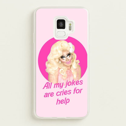 Trixie Mattel Jokes - Drag Queen's Drag Race  - RuPaul Phone Case for Galaxy S9