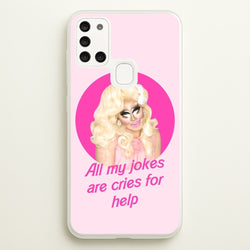Trixie Mattel Jokes - Drag Queen's Drag Race  - RuPaul Phone Case for Galaxy A21s