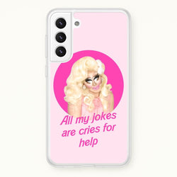 Trixie Mattel Jokes - Drag Queen's Drag Race  - RuPaul Phone Case for Galaxy S21