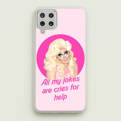 Trixie Mattel Jokes - Drag Queen's Drag Race  - RuPaul Phone Case for Galaxy A12