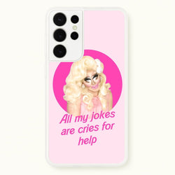Trixie Mattel Jokes - Drag Queen's Drag Race  - RuPaul Phone Case for Galaxy S21 Ultra