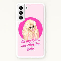 Trixie Mattel Jokes - Drag Queen's Drag Race  - RuPaul Phone Case for Galaxy S22 Plus