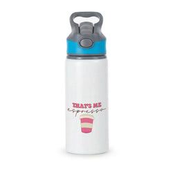That's Me Espresso Active Water Bottle - Blue