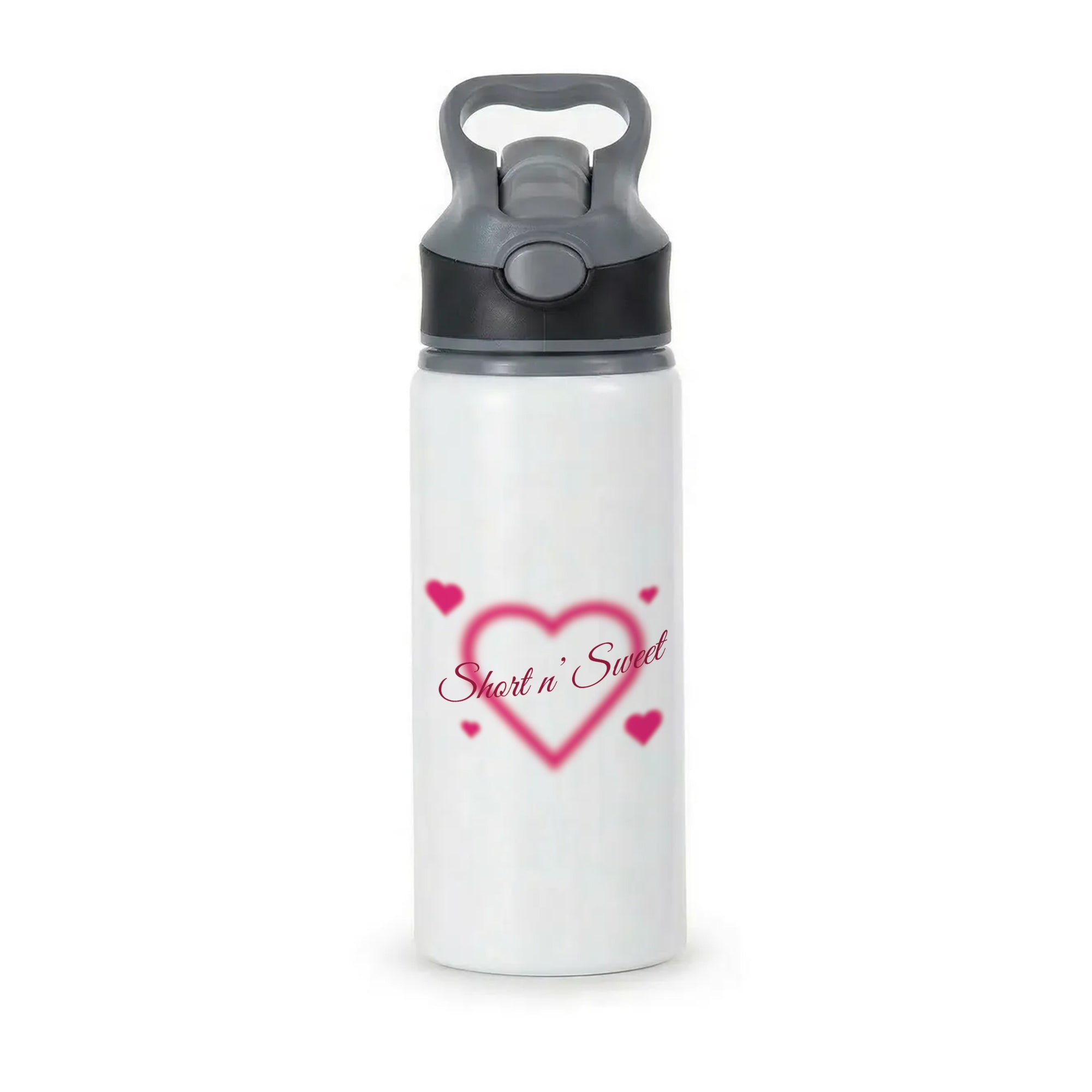 Short N' Sweet Active Water Bottle - Black