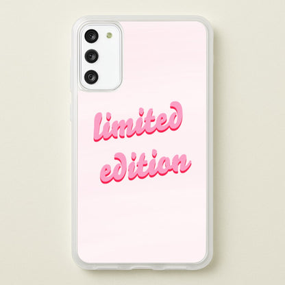 Limited Edition Quote - Sassy Quotes  - Sassy Quotes Phone Case for Galaxy S20FE