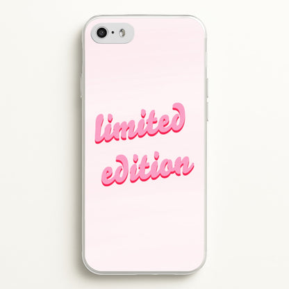Limited Edition Quote - Sassy Quotes  - Sassy Quotes Phone Case for iPhone 5 / 5s / SE 2016