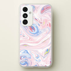 Pink Marble Swirl  - Pattern Phone Case for Galaxy A35