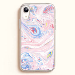 Pink Marble Swirl  - Pattern Phone Case for iPhone XR