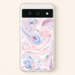 Pink Marble Swirl  - Pattern Phone Case for Google Pixel 8a