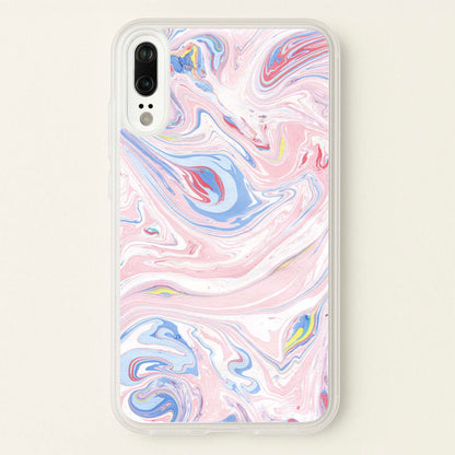 Pink Marble Swirl  - Pattern Phone Case for Huawei P20