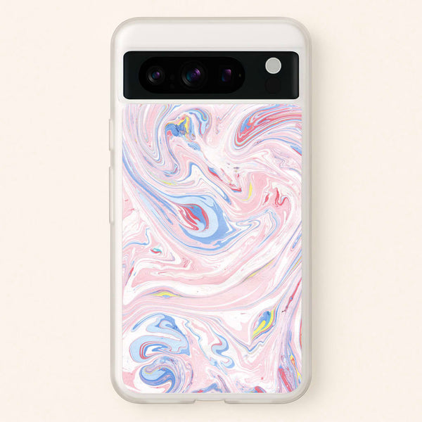 Pink Marble Swirl  - Pattern Phone Case for Google Pixel 8 Pro