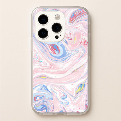 Pink Marble Swirl  - Pattern Phone Case for iPhone 14 Pro