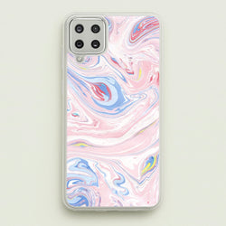 Pink Marble Swirl  - Pattern Phone Case for Galaxy A12
