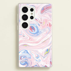 Pink Marble Swirl  - Pattern Phone Case for Galaxy S25 Ultra