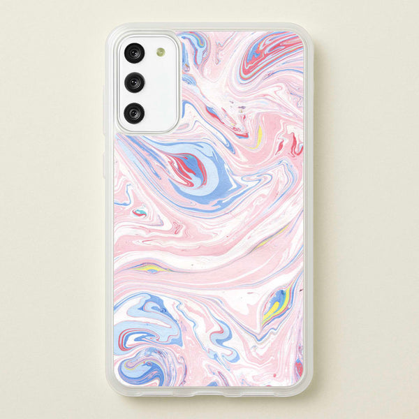 Pink Marble Swirl  - Pattern Phone Case for Galaxy A41