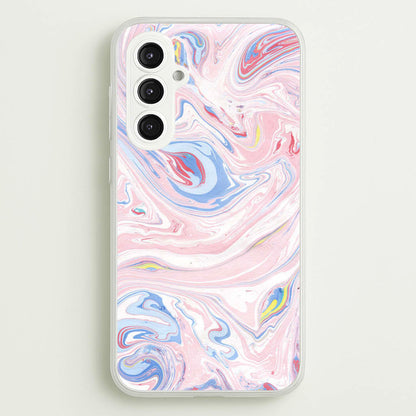 Pink Marble Swirl  - Pattern Phone Case for Galaxy S23FE
