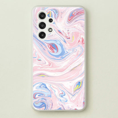 Pink Marble Swirl  - Pattern Phone Case for Galaxy A13