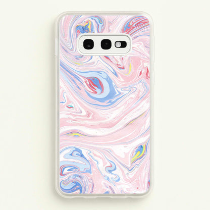 Pink Marble Swirl  - Pattern Phone Case for Galaxy S10e
