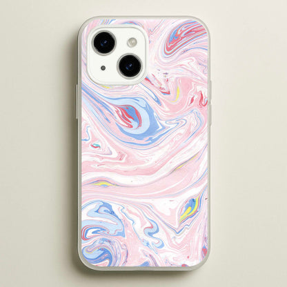 Pink Marble Swirl  - Pattern Phone Case for iPhone 15 Plus