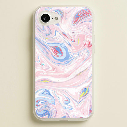 Pink Marble Swirl  - Pattern Phone Case for iPhone 16e
