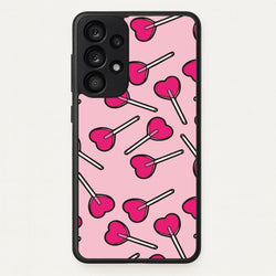 Cherry Heart Lollipops  - Pattern Phone Case for Galaxy A53