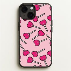 Cherry Heart Lollipops  - Pattern Phone Case for iPhone 13