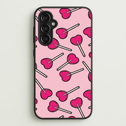 Cherry Heart Lollipops  - Pattern Phone Case for Galaxy A14