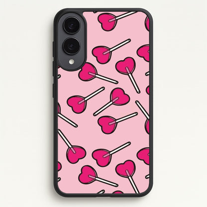 Cherry Heart Lollipops  - Pattern Phone Case for Galaxy S25 Edge