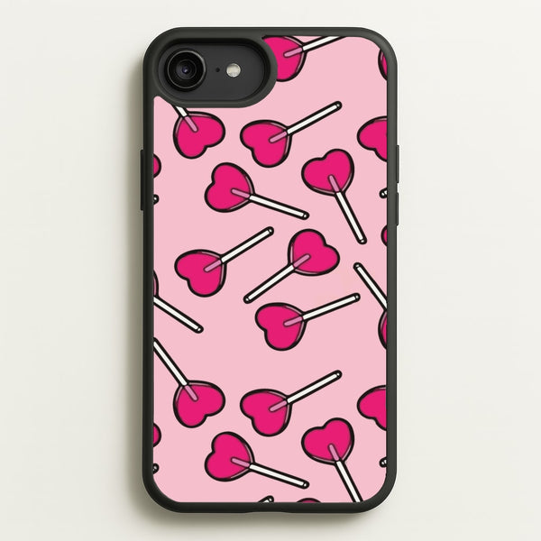 Cherry Heart Lollipops  - Pattern Phone Case for iPhone 6 Plus / 7 Plus / 8 Plus