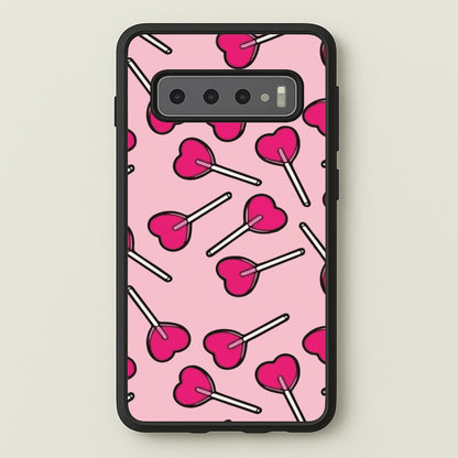 Cherry Heart Lollipops  - Pattern Phone Case for Galaxy S10 Plus