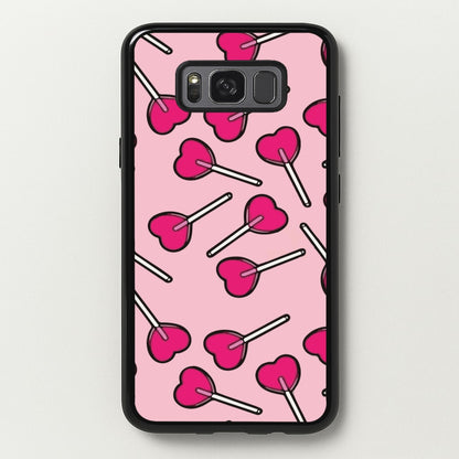Cherry Heart Lollipops  - Pattern Phone Case for Galaxy S8 Plus