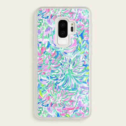Colourful Floral Painting  - Floral Phone Case for Galaxy S9 Plus