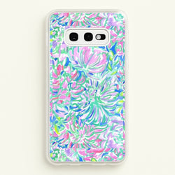 Colourful Floral Painting  - Floral Phone Case for Galaxy S10e