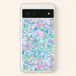 Colourful Floral Painting  - Floral Phone Case for Google Pixel 6