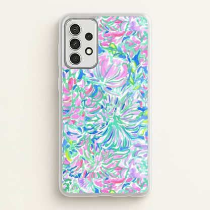 Colourful Floral Painting  - Floral Phone Case for Galaxy A52 / A52s