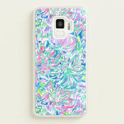 Colourful Floral Painting  - Floral Phone Case for Galaxy S9