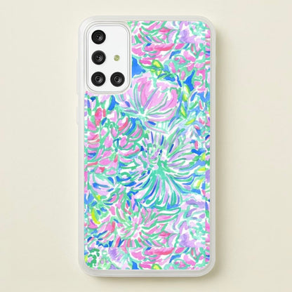 Colourful Floral Painting  - Floral Phone Case for Galaxy A71